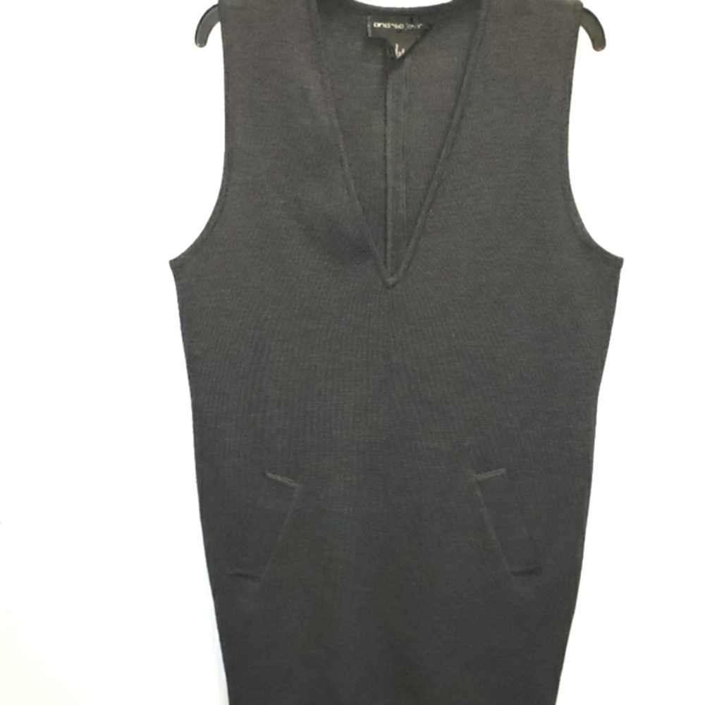 VINTAGE Andrea Jovine 100 Pure Wool NWOT SIZE M Gray